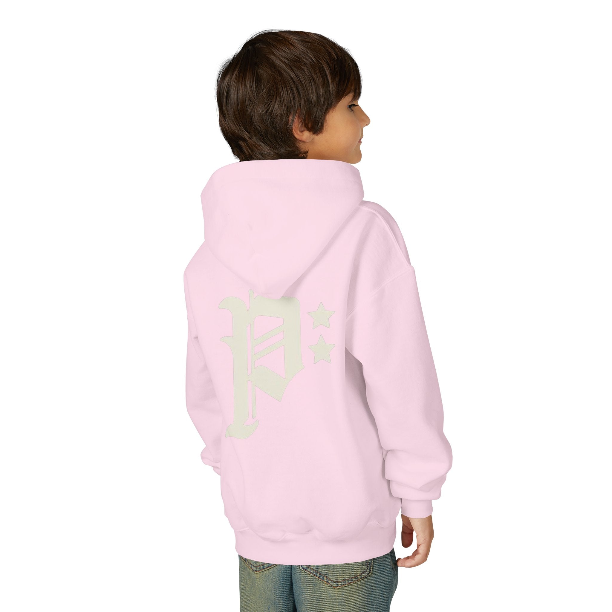 Sweat à capuche pour enfant avec motif gothique « P »