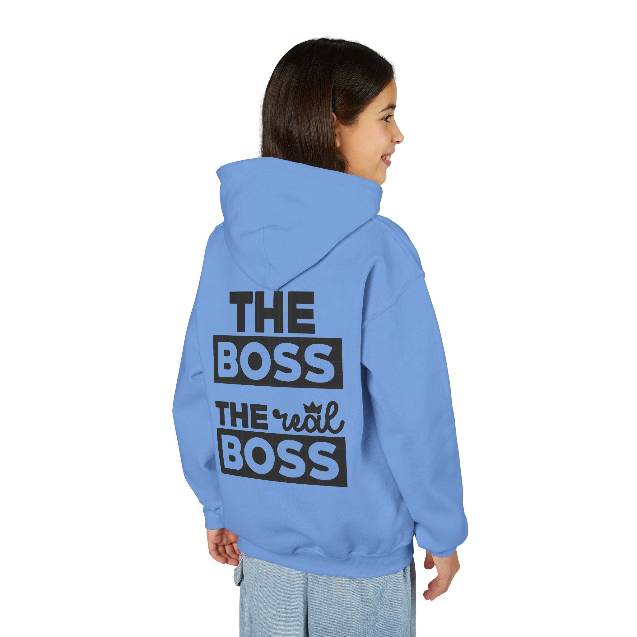 Sweat à capuche pour enfant " THE BOSS, the real BOSS "