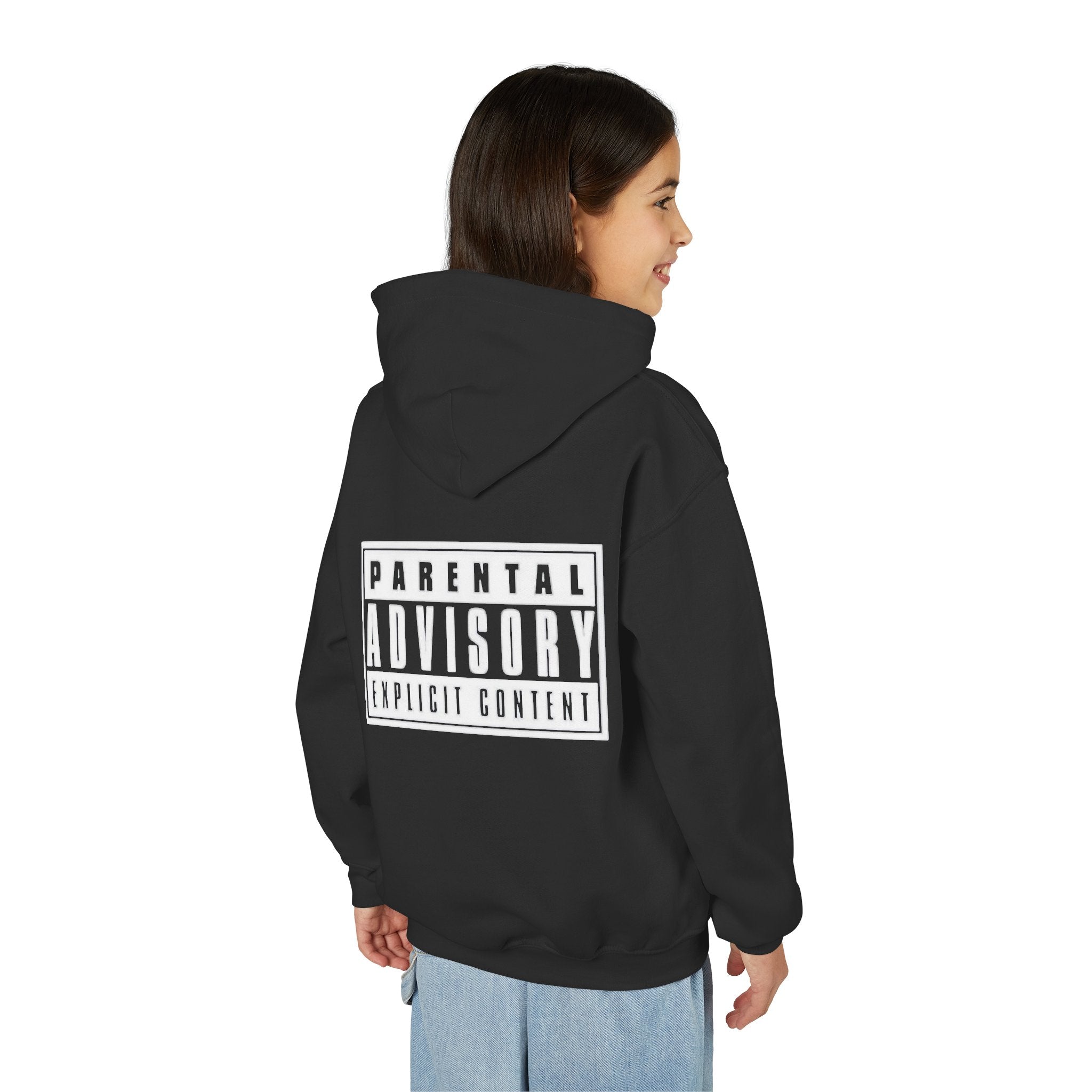 Sweat à capuche pour enfant 'Parental Advisory Explicit Content'