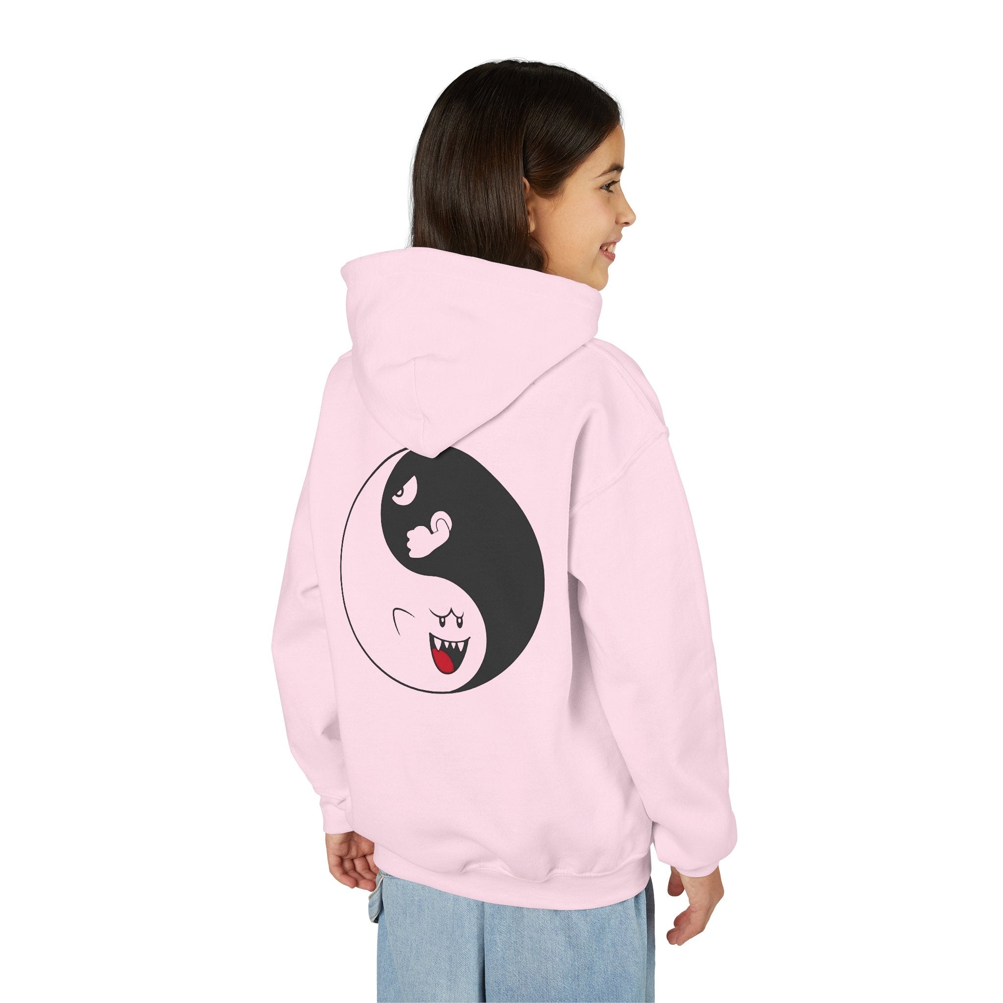 Sweat à capuche pour enfant— Pull à motif fantôme de paix