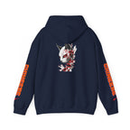 Sweat à capuche Unisexe — Pull graphique Blood Blossom Fox « CHINESE »