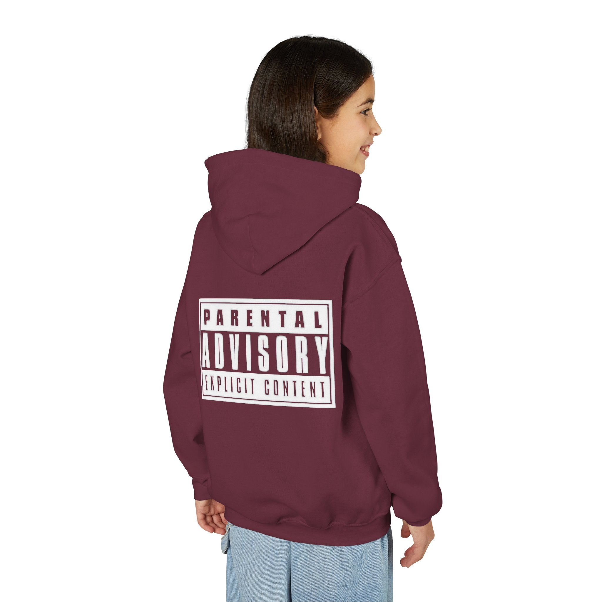 Sweat à capuche pour enfant 'Parental Advisory Explicit Content'