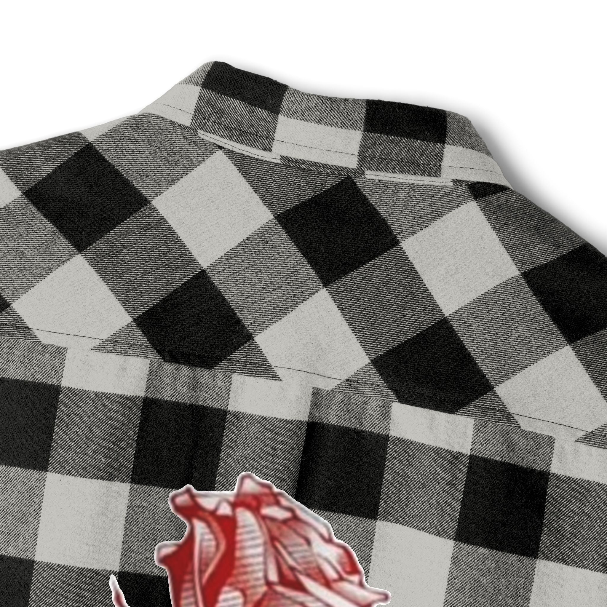 Chemise en flanelle à carreaux Unisexe