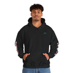 Sweat à capuche Unisexe - Crâne Ange et Démon — Sweat-shirt à motif Fleurs de Cerisier Gothiques