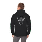 Hoodie — "The Wild Life" Antler Graphic Pullover