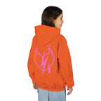 Sweat à capuche pour fille Motif cœur éclair rose