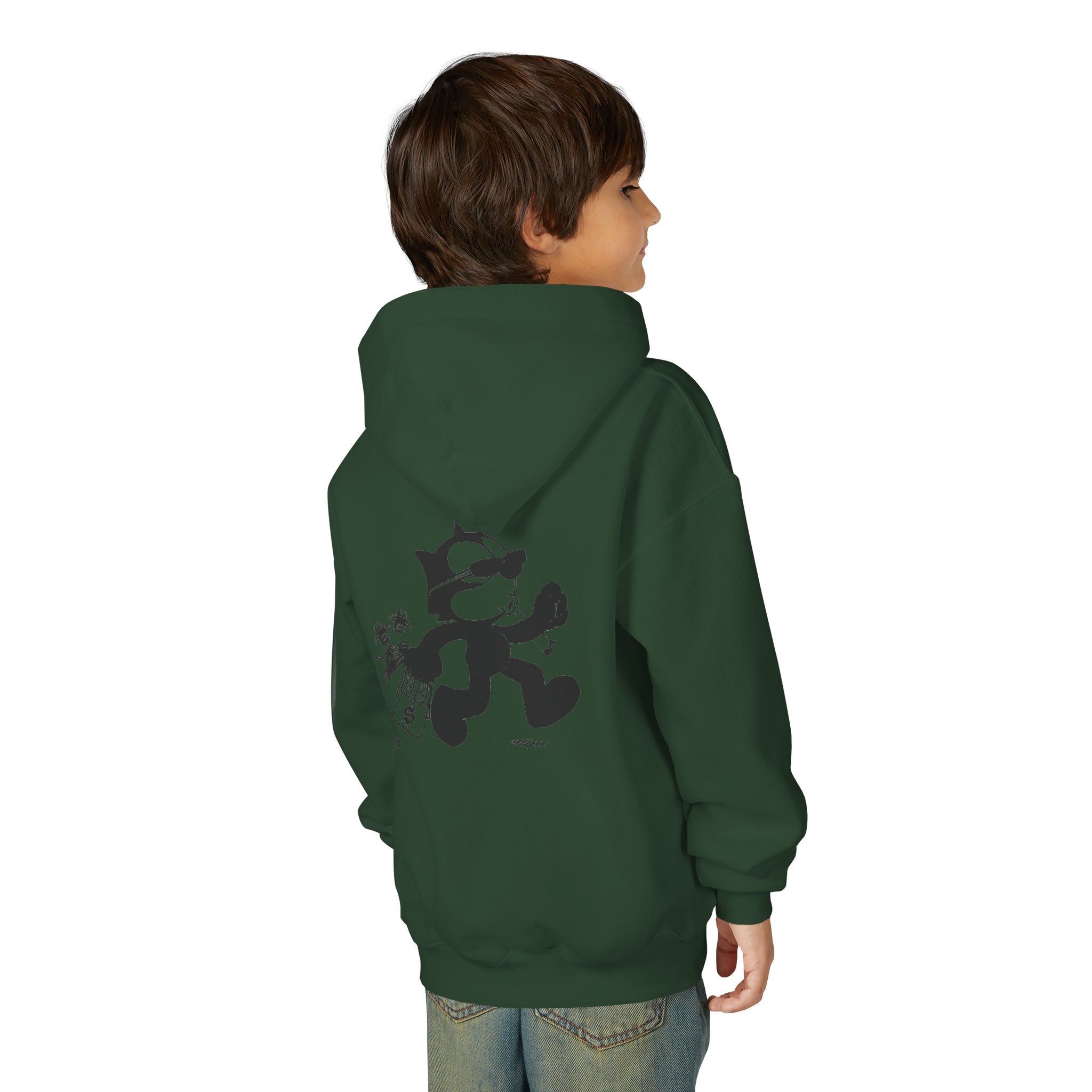 Sweat à capuche pour enfant— Motif chat