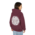 Sweat à capuche pour enfant  Logo rétro à bulles