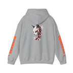 Sweat à capuche Unisexe — Pull graphique Blood Blossom Fox « CHINESE »