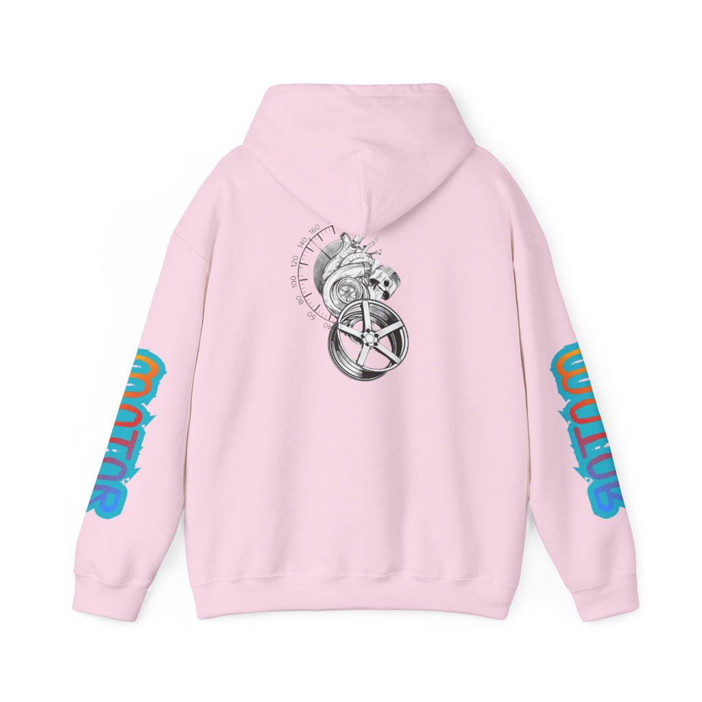 Sweat à capuche Unisexe graphique Motor Heart