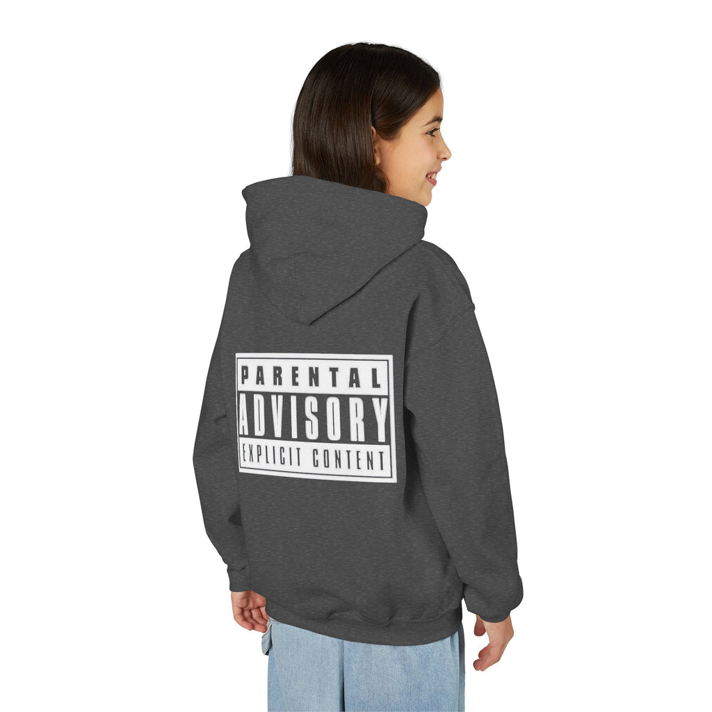Sweat à capuche pour enfant 'Parental Advisory Explicit Content'