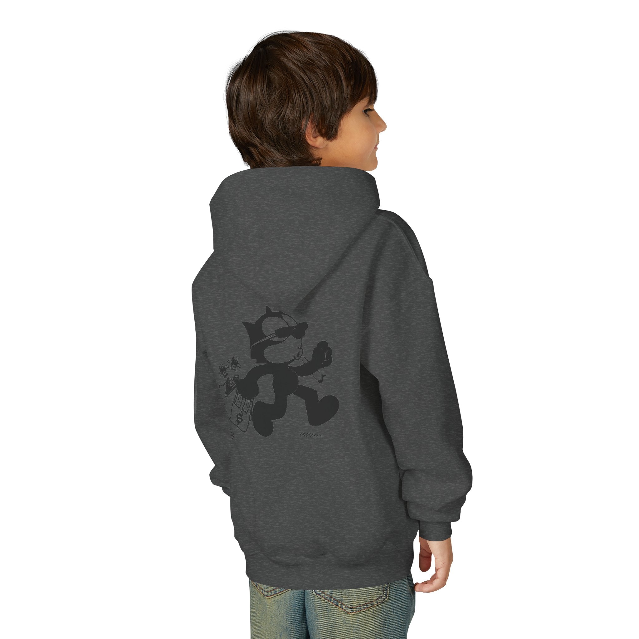 Sweat à capuche pour enfant— Motif chat