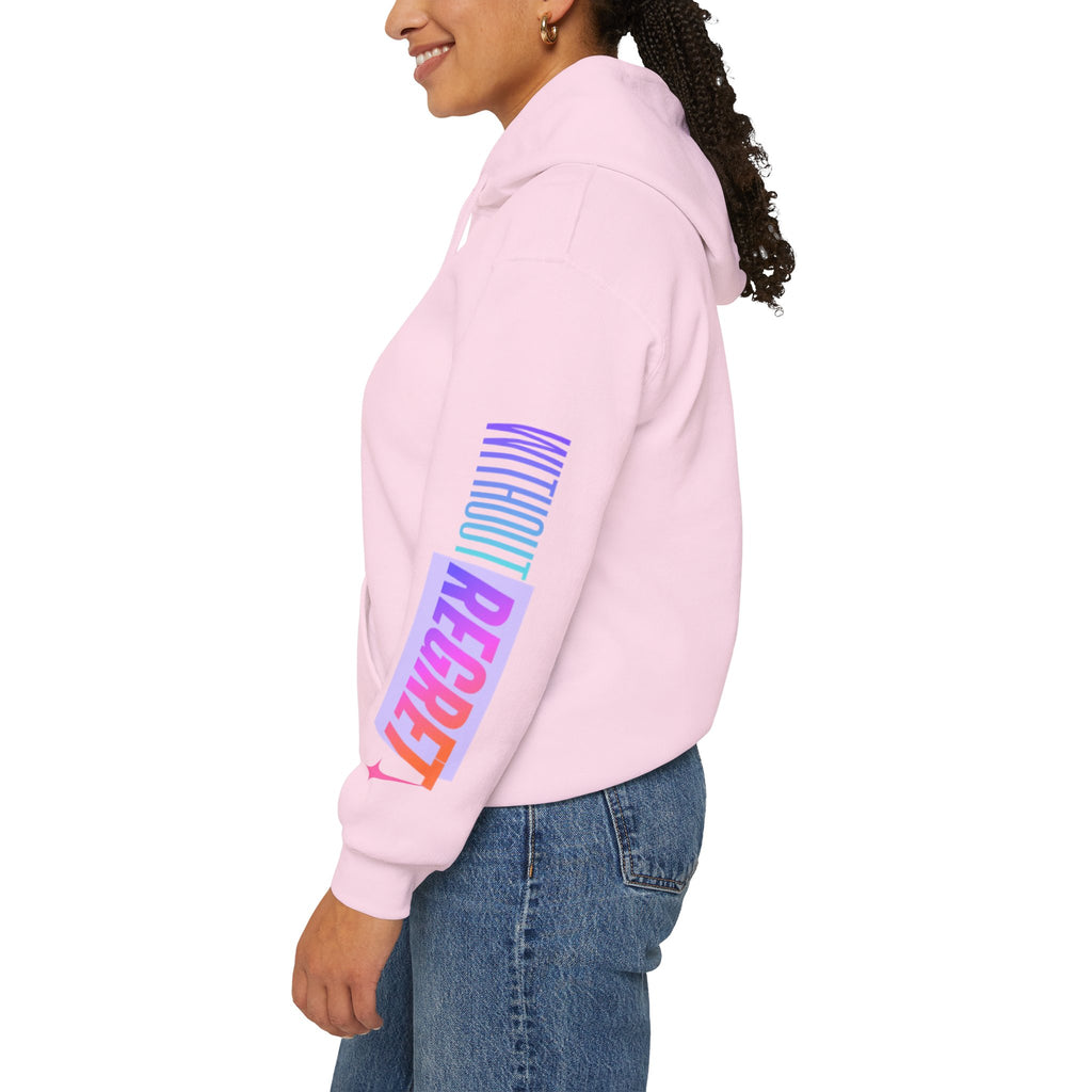 Sweat à capuche pour Femme '' Without Regret ''