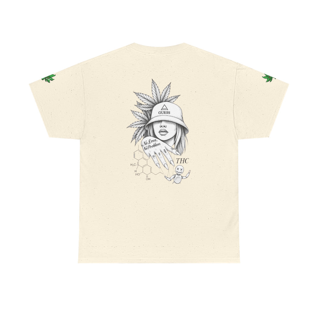 T-shirt Unisexe en coton épais '' THC ''