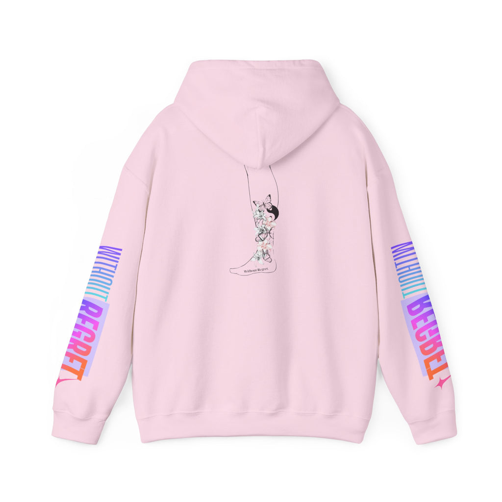 Sweat à capuche pour Femme '' Without Regret ''