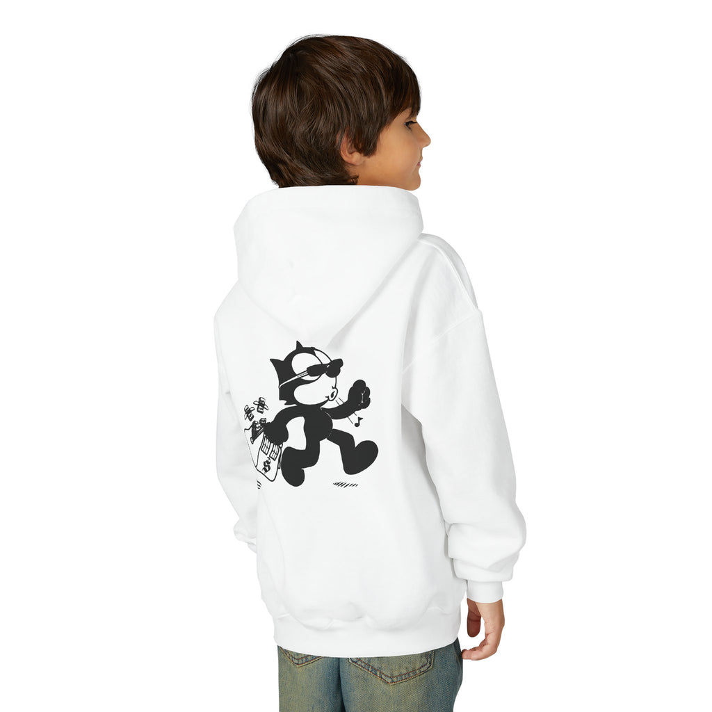 Sweat à capuche pour enfant— Motif chat