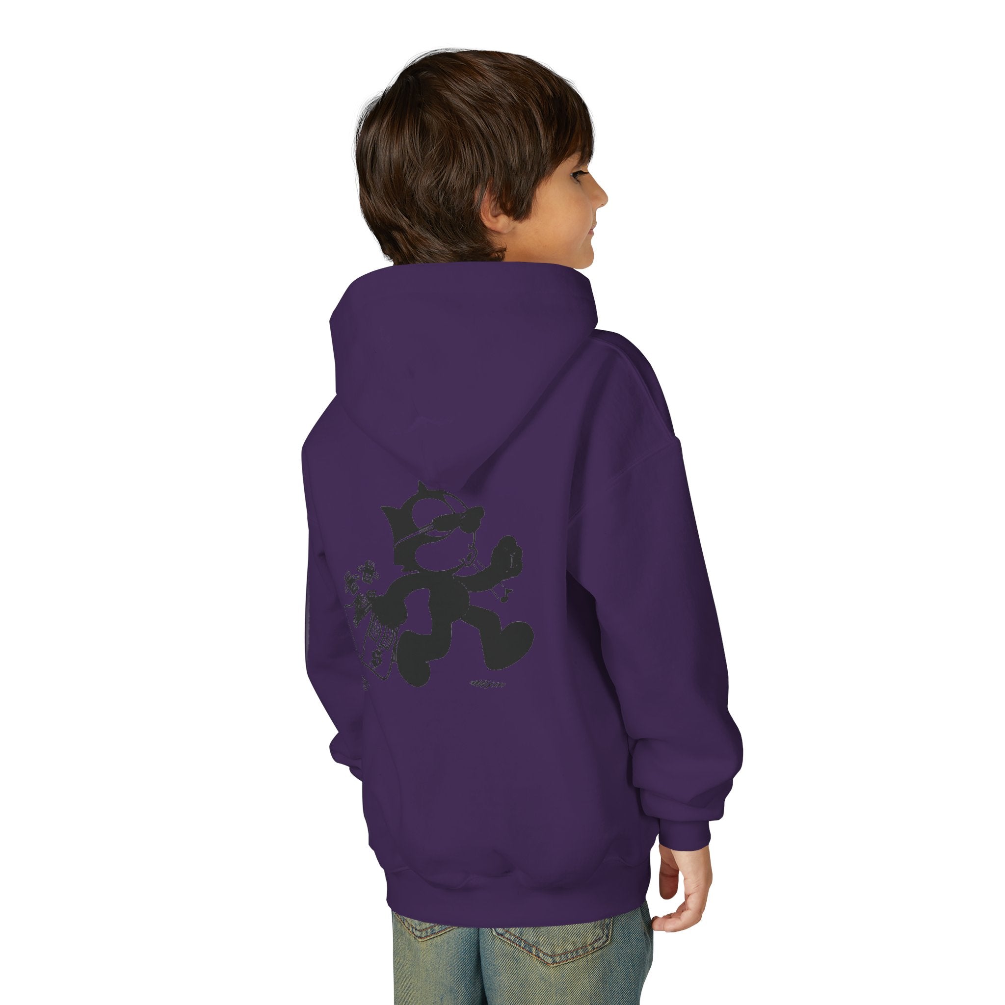 Sweat à capuche pour enfant— Motif chat