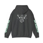 Hoodie — "The Wild Life" Antler Graphic Pullover