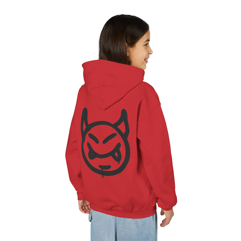 Sweat à capuche pour enfant avec visage de diable