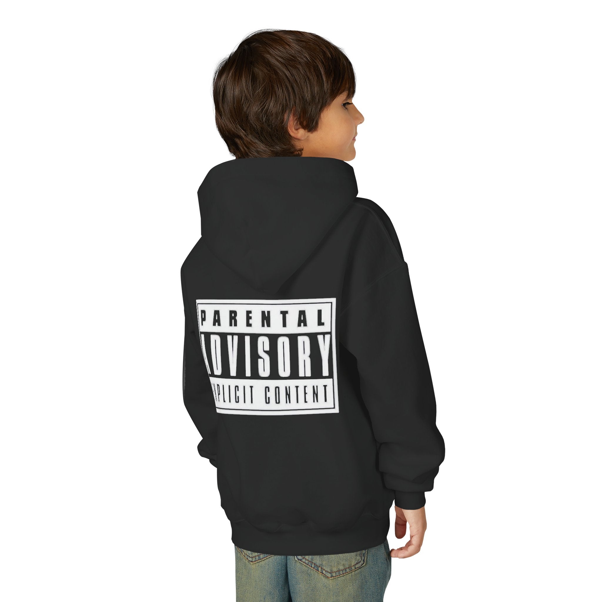 Sweat à capuche pour enfant 'Parental Advisory Explicit Content'